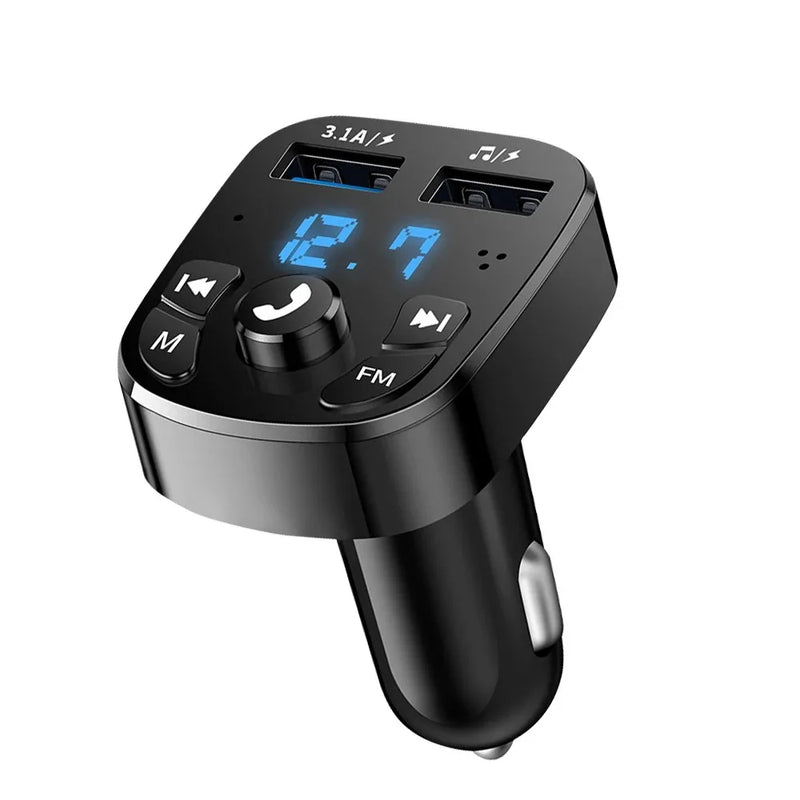 https://johnnywalkerelectronics.com › products › 3-1a-fm-transmitter-wireless-bluetooth-5-0-car-mp3-player-dual-usb-fast-charging-adapter-in-car-noise-reduction-audio-receiver