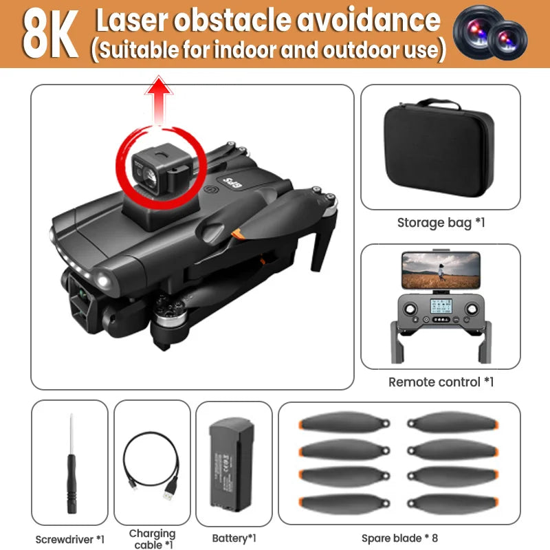 Optical Foldable Quadcopter Mini Dron