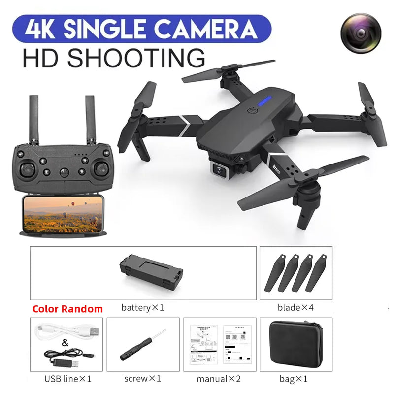 https://johnnywalkerelectronics.com › products › kbdfa-2023-new-e88-pro-wifi-fpv-drone-wide-angle-hd-4k-1080p-camera-height-hold-rc-foldable-quadcopter-dron-helicopter-toys-gift
