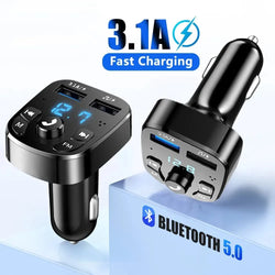 https://johnnywalkerelectronics.com › products › 3-1a-fm-transmitter-wireless-bluetooth-5-0-car-mp3-player-dual-usb-fast-charging-adapter-in-car-noise-reduction-audio-receiver