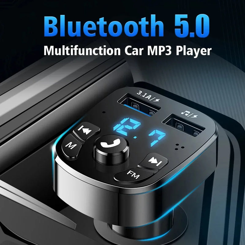 https://johnnywalkerelectronics.com › products › 3-1a-fm-transmitter-wireless-bluetooth-5-0-car-mp3-player-dual-usb-fast-charging-adapter-in-car-noise-reduction-audio-receiver