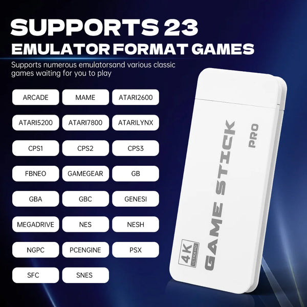 https://johnnywalkerelectronics.com › products › m15-4k-game-stick-mini-retro-video-game-console-2-4g-wireless-gamepad-controller-handheld-game-console-128g-30000-games-hdmi-out