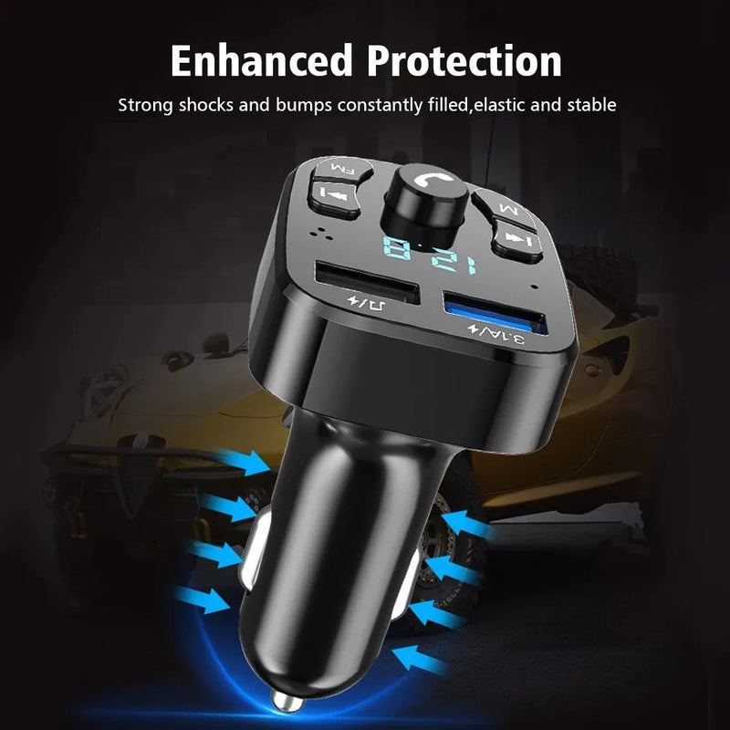 https://johnnywalkerelectronics.com › products › 3-1a-fm-transmitter-wireless-bluetooth-5-0-car-mp3-player-dual-usb-fast-charging-adapter-in-car-noise-reduction-audio-receiver