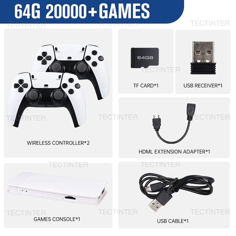 https://johnnywalkerelectronics.com › products › m15-4k-game-stick-mini-retro-video-game-console-2-4g-wireless-gamepad-controller-handheld-game-console-128g-30000-games-hdmi-out