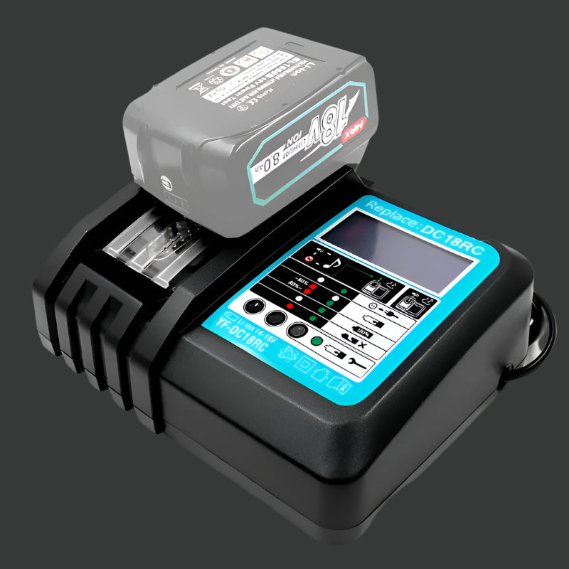 https://johnnywalkerelectronics.com › products › dc18rc-li-ion-battery-charger-for-makita-14-4v-18v-bl1830-bl1430-dc18rf-bl1815-bl1415-lxt400-bcl180w-dc18rd-dc18re-dc18sf-bl1860